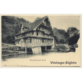 Seelisberg / Schweiz: Wirtschaft Zum Treib (Vintage PC 1900)