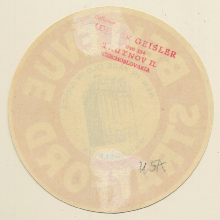 Philadelphia / USA: Hotel Bellevue Stratford (Vintage Luggage Label)