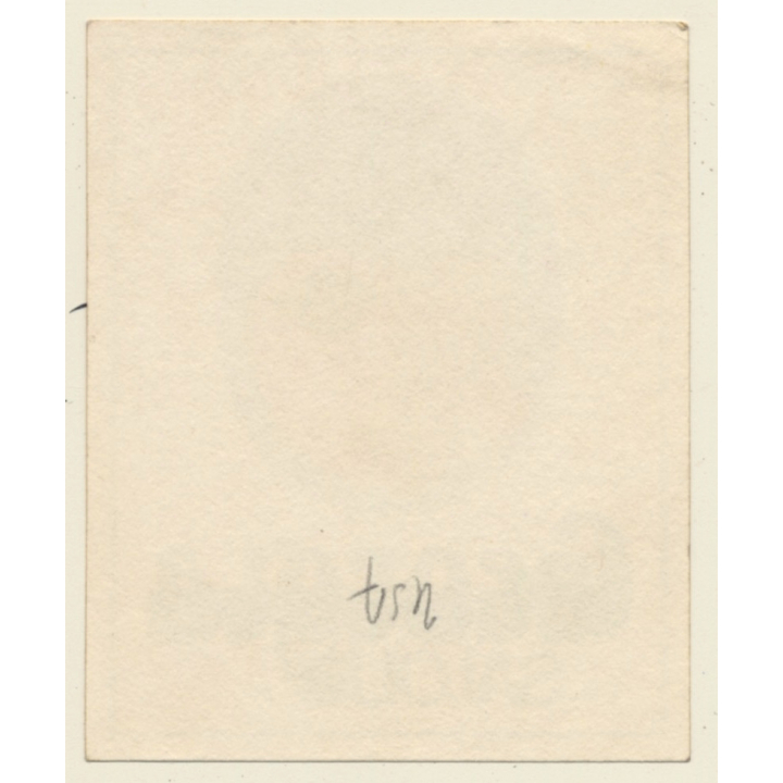 USA: Georgia Salou / Great Graphic Design (Vintage Self Adhesive Luggage Label / Sticker)