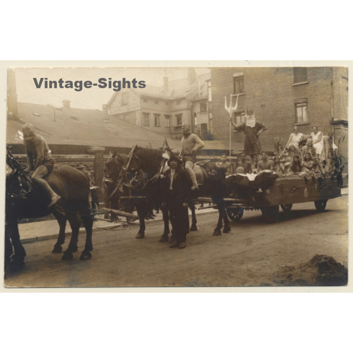 Aarau ?: 29. Schützenfest - Neptunwagen *1 (Vintage RPPC 1924)