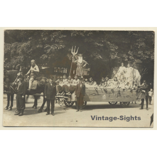 Aarau ?: 29. Schützenfest - Neptunwagen *3 (Vintage RPPC 1924)