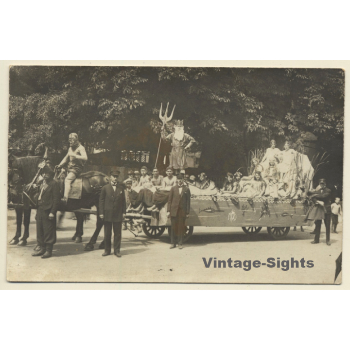 Aarau ?: 29. Schützenfest - Neptunwagen *3 (Vintage RPPC 1924)