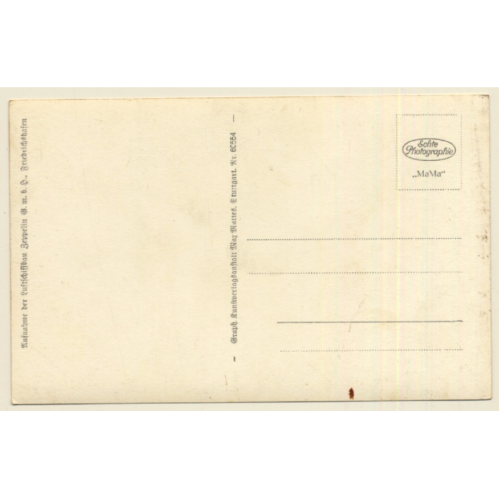 LZ 127 Graf Zeppelin Beim Aufstieg (Vintage RPPC ~1930s)