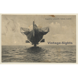 Zeppelins Luftschiff Modell 4 - Hintere Ansicht (Vintage PC ~1910s)