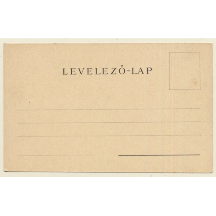 Budapest / Hungary: Grand Hotel Hungaria (Vintage PC Litho 1900s)