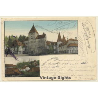 Villars-Les-Moines - Münchenwiler / Switzerland: Chateau (Vintage PC 1905)