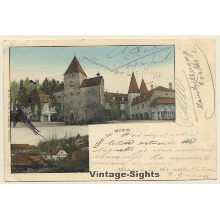 Villars-Les-Moines - Münchenwiler / Switzerland: Chateau (Vintage PC 1905)