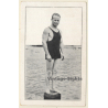 Record Apnoea Diver Harold Whitey Packman (Vintage PC ~1920s)