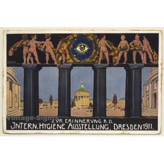 Dresden: International Hygiene Ausstellung 1911 (Vintage PC)