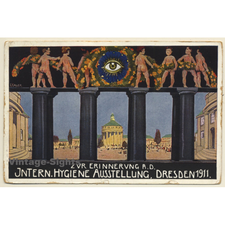 Dresden: International Hygiene Ausstellung 1911 (Vintage PC)