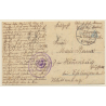 Aus Grosser Zeit: Kaiser Wilhelm II, Hindenburg, Ludendorff, Prinzen, Generalstab (Vintage RPPC 1915)
