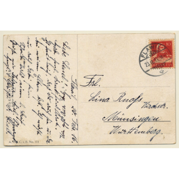 A.Hering: Kaiserin Bei Den Verwundeten / Rotes Kreuz (Vintage PC 1916)