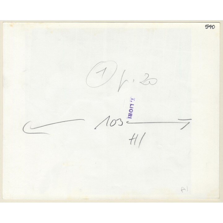 Erotic Study By T.Liori: 2 Nude Females Kneeling On Bed / Lesbian INT (Vintage Photo KORENJAK 1970s/1980s)