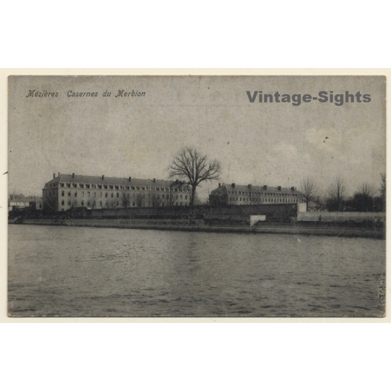 Mesières: Casernes Du Merbion / Barracks (Vintage PC 1918)
