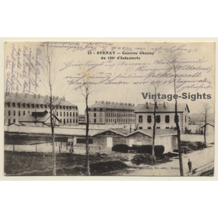 Stenay: Caserne Chanzy Du 120 D'Infanterie / Barracks (Vintage PC 1914)