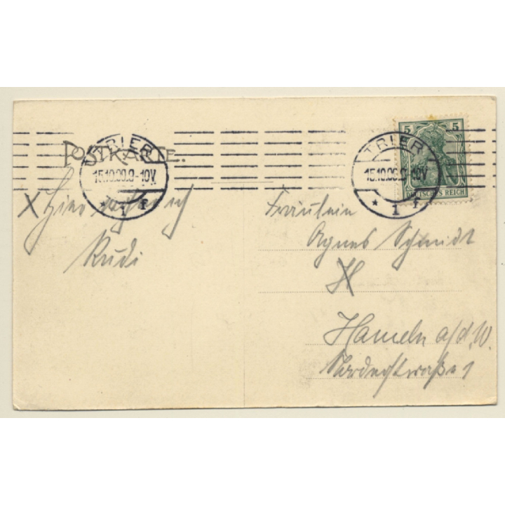 Trier / Germany: Kaserne III.Bat. Inf.-Reg. V. Horn (3.Rhein) (Vintage PC 1909)
