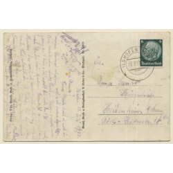 Ilshofen / Germany: Bahnhofstraße (Vintage RPPC 1933)