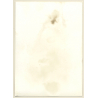 Petite Darkhaired Nude Standing / Photo Wallpaper (Vintage Photo GDR 1970s/1980s)