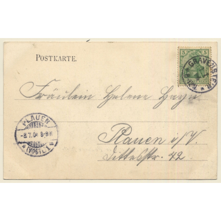 Dampfer Balder In Der Flensburger Föhrde (Vintage PC 1904)