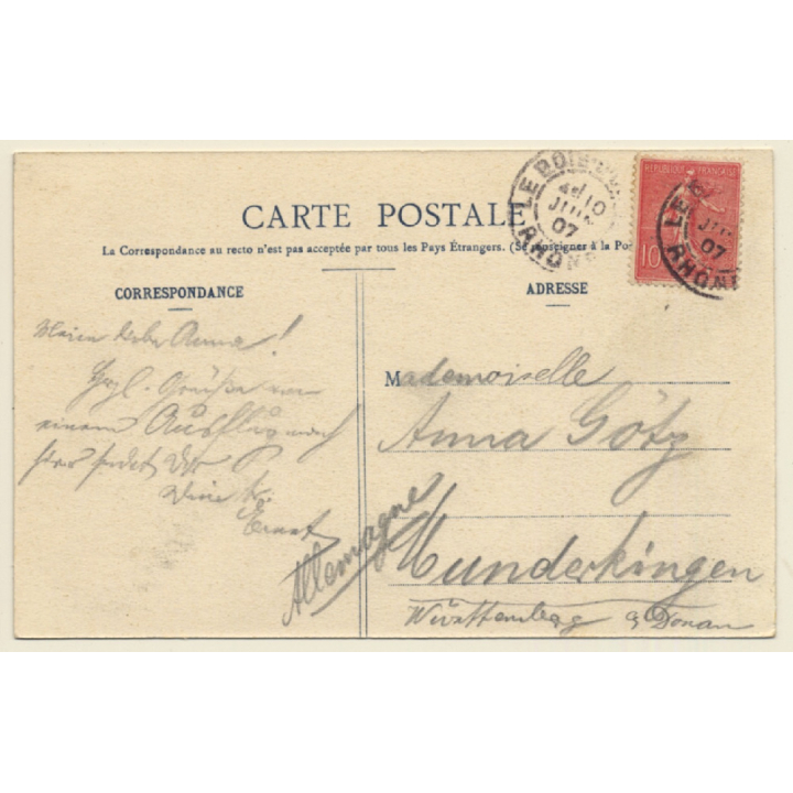 Légny (Rhône) / France: L'Azergue Aux Ponts-Tarrets (Vintage PC 1907)