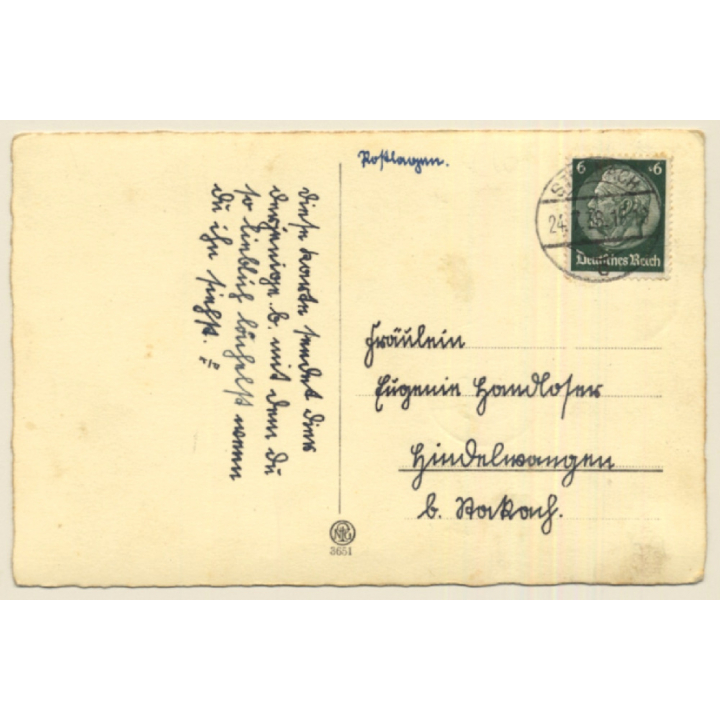 Briefmarken Sprache / Stamp Language *3 (Vintage PC 1938)