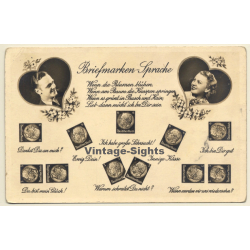 Briefmarken Sprache / Stamp Language *5 (Vintage PC 1951)