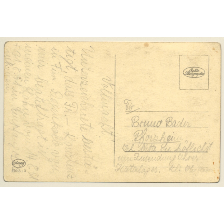 Briefmarken Sprache / Stamp Language *5 (Vintage PC 1951)