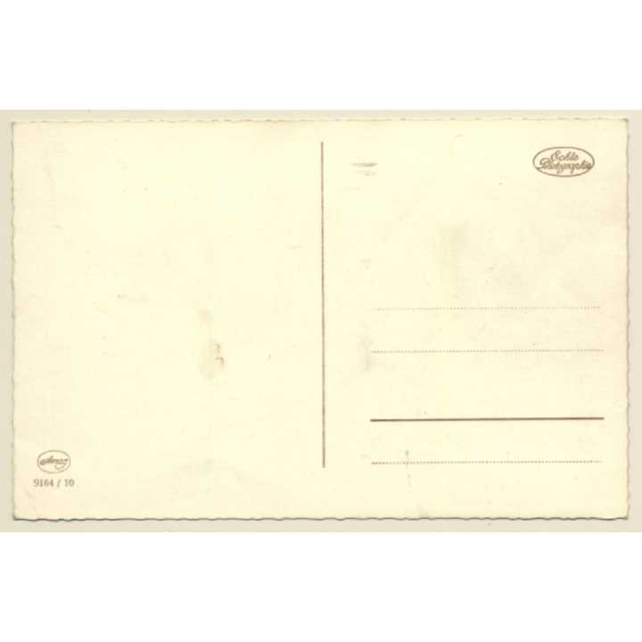 Briefmarken Sprache / Stamp Language *7 (Vintage PC 1950s)