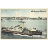 Anvers: Le Bâteau De Ste. Anne / Steamer (Vintage PC 1906)