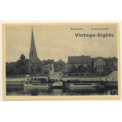 Holzminden / Weser: Graf Moltke Am Dampferlandungsplatz (Vintage PC)