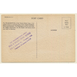 United States Lines: S.S. Washington / Paquetbot - Steamer (Vintage PC 1910s/1920s)