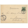 Gruss Von Der See / Seasick People On Steamer (Vintage PC Litho 1894)
