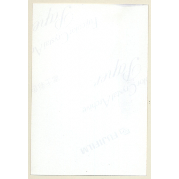 Natural Darkhaired Semi Nude Standing Beside Chair (Vintage Photo ~1990s)