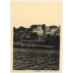 Mallorca / Spain: Cala Figuera - Houses On Seashore (Vintage Photo  ~1960s)