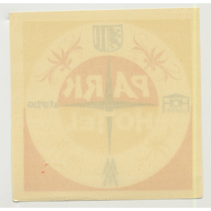 Park Hotel - Leipzig / East Germany DDR (Vintage Luggage Label)