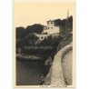 Mallorca / Spain: Cala Figuera - Chalet On Seashore (Vintage Photo  ~1960s)