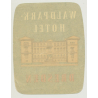 Waldpark Hotel - Dresden / East Germany DDR (Vintage Luggage Label)
