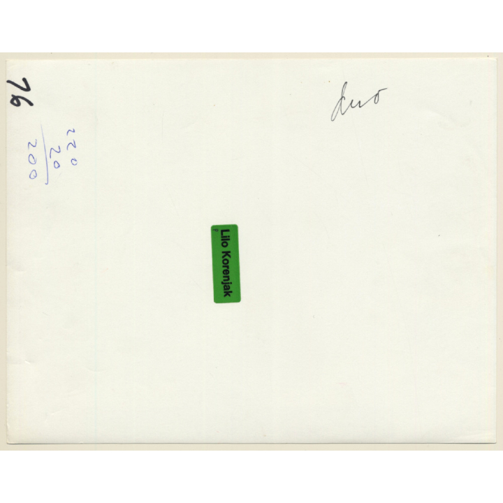 Erotic Study: 4 Semi Nude Girlfriends Fool Around On Couch / Lesbian INT (Vintage Photo KORENJAK 1970s/1980s)