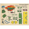 Recortables EVA: Boeing (E.E.UU.) P-12 (Vintage Cut Out Airplane 1965)