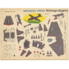 Recortables EVA: Estrella Fugaz (Vintage Cut Out Airplane 1965)