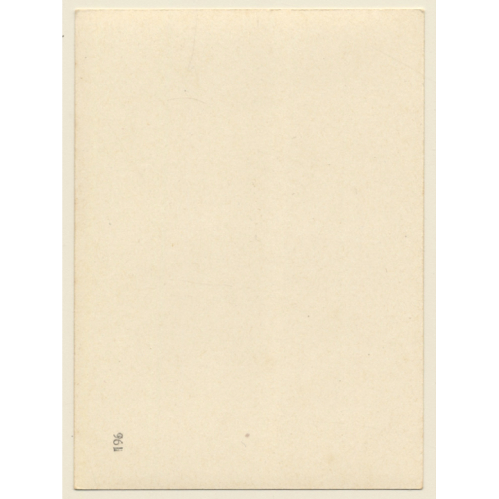 Africa: Topless Indigenous Woman In Steppe / Sarong (Vintage Photo Print)