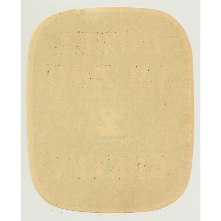 Hotel Am Zoo - Berlin / Germany (Vintage Luggage Label)