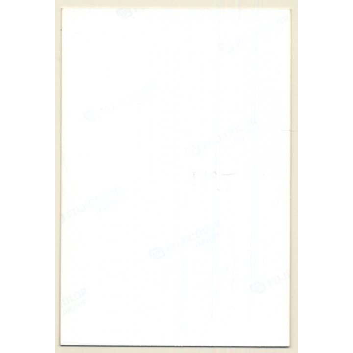 Rear View: Racy Blonde Semi Nude In Leather Chaps *2 (Vintage Photo Germany ~1990s)