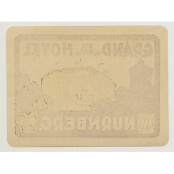 Grand Hotel - Nürnberg / Germany (Vintage Luggage Label: 1925)