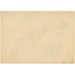 Alberto Varga: 1947 Esquire Girl Calendar: October / Pin Up (Vintage Calendar Page)