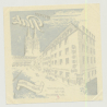 Hotel Platz - Kölm Am Rhein / Germany (Vintage Luggage Label)