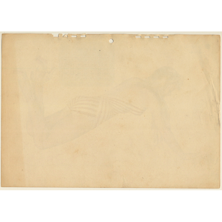 Alberto Varga: 1947 Esquire Girl Calendar: July / Pin Up (Vintage Calendar Page)