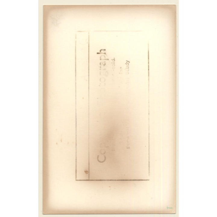 Semi Nude Blonde Sitting / Suspenders - Nylons (Vintage Photo ~1950s/1960s)