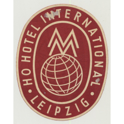 Interhotel Prager Strasse - Dresden / East Germany DDR (Vintage Luggage Label)