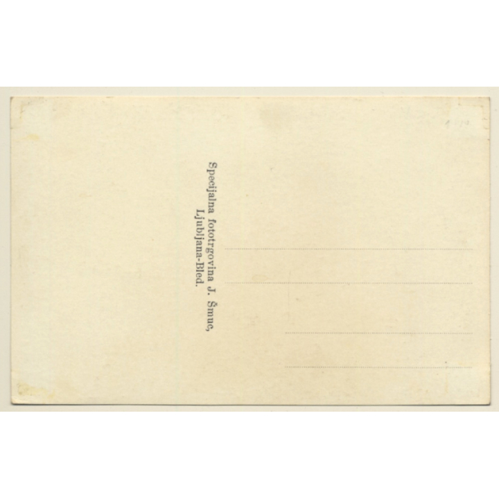 Ljubljana - Laibach / Slovenia: Town View Through Window (Vintage RPPC)